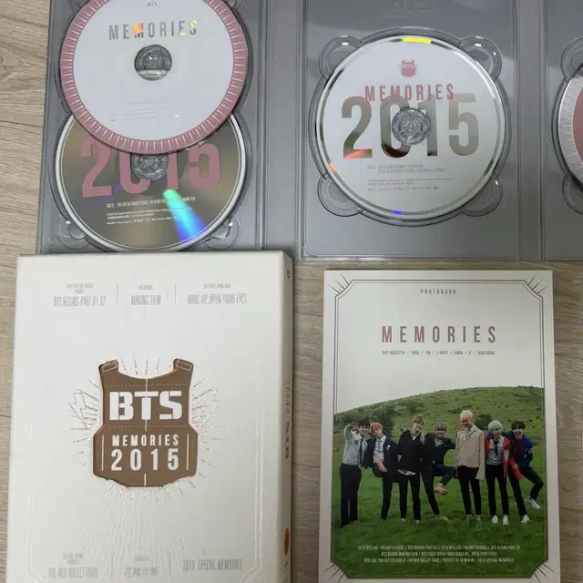 방탄 2015 메모리즈 디비디 풀박