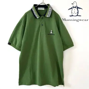 ML 사이즈 상당 MUNSINGWEAR 리틀 피트 빅 루즈 골프 펭귄