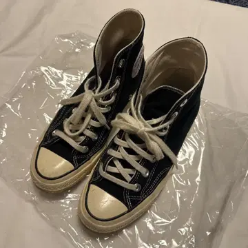 CONVERSE 척 테일러 블랙 하이컷 24cm 한국 정품
