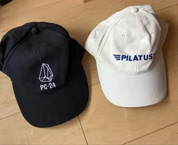 2개 세트 캡 모자 비행기 PILATUS 에어쇼