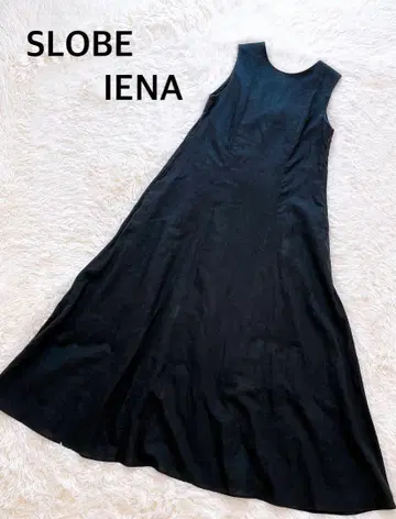 SLOBE IENA 원피스 슬리브리스 원피스 마 혼방 A 라인