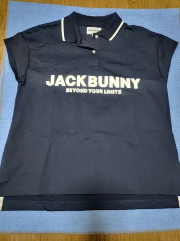 JACK BUNNY 네이비 반팔 피케 셔츠