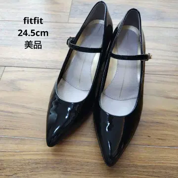 핏핏 블랙 힐 펌프스 스트랩