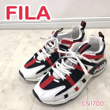 휠라 GRAND RUNNER 4 화이트/블랙/레드 24.5cm
