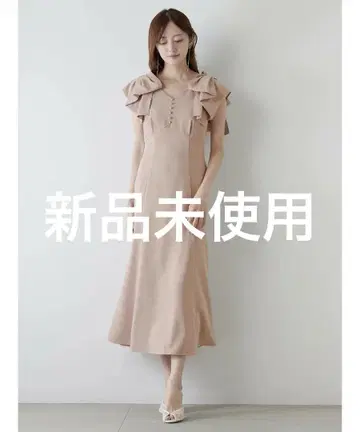snidel 스나이델 리본 숄더 드레스 원피스