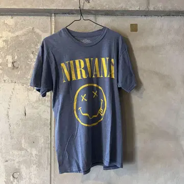 NIRVANA 로고 프린트 티셔츠