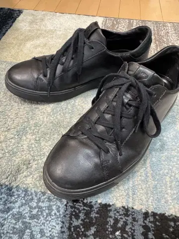 에코 블랙 스니커즈 GORETEX 탑재 26cm
