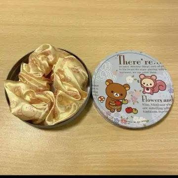 헤이세이 레트로 Rilakkuma 리락쿠마 캔 케이스 스크런치 헤어 밴드