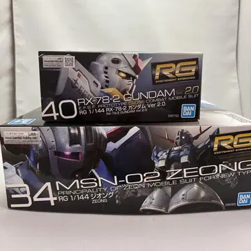RG 1/144 RX-78-2 건담 & MSN-02 지옹 세트