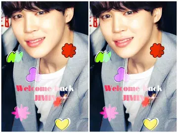 BTS JIMIN 지민 사진 스탠드 2개 세트