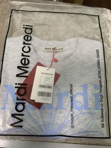 Mardi Mercredi 그레이 플라워 프린트 티셔츠