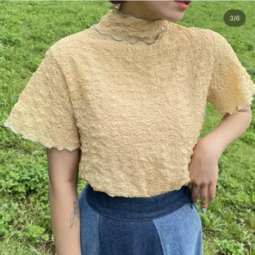 poppy 멜로우 탑 시스루