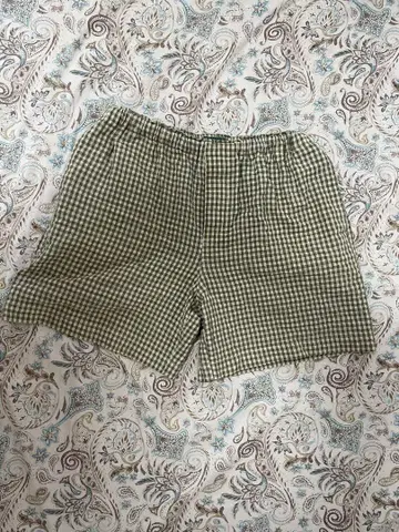 OEIGHT gingham check shorts 체크 하프 팬츠