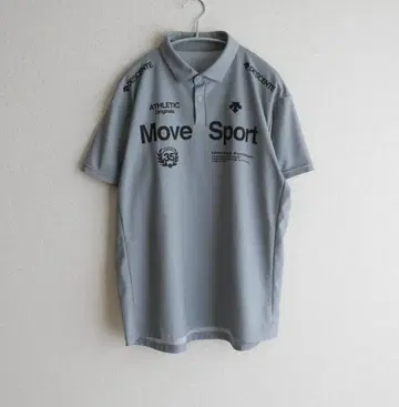 데상트 Move Sport 자외선 차단 반팔 폴로 셔츠