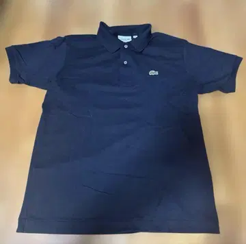 라코스테 블랙 피케 셔츠 US L