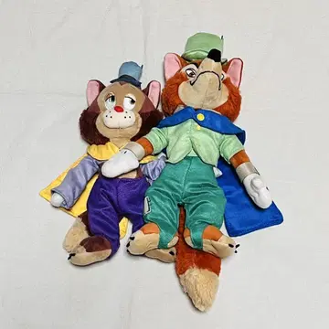디즈니 스토어 피노키오 기드온 파울 페로 봉제 인형