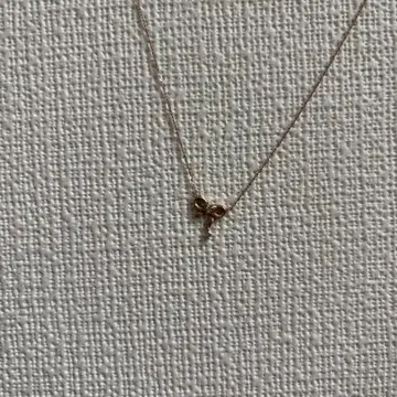 K10 골드 리본 모티브 목걸이