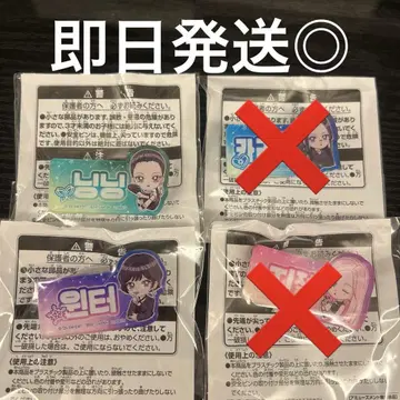 aespa 이름 아크릴 배지