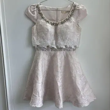 ROBE de FLEURS 핑크 드레스