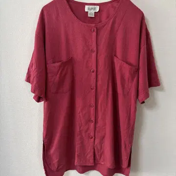 90s usa 빈티지 노카라 실크 셔츠 레어 디자인 구제 의류