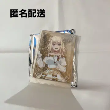 뱅드림 트레이딩 리퀴드 홀로그램 블록 화이트 미니 드레스 드로리스