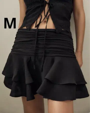 ZARA 자라 프릴 스커트, 미사용 새상품