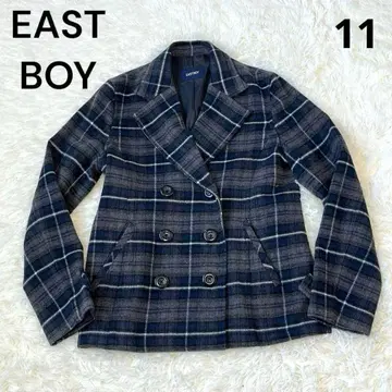 EAST BOY 자켓 통학 체크 이스트 보이 스쿨 P 코트