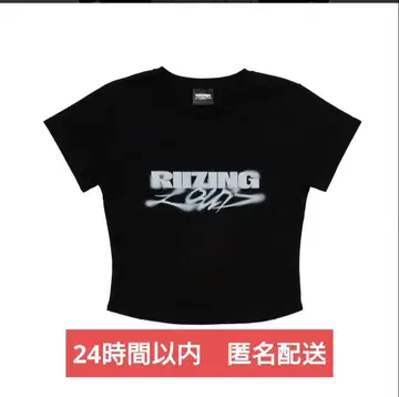 RIIZE 티셔츠 로고 버전 미니 티셔츠 미니 블랙 티 라이즈 투어 티