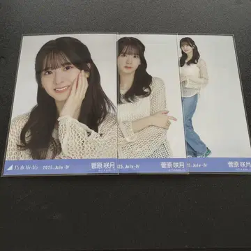 노기자카46 브로마이드 메쉬 니트 스가하라 사츠키