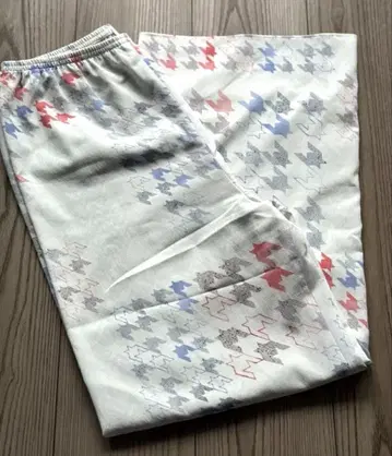 투모로우랜드 데프레 기하학 패턴 와이드 팬츠 허리밴딩