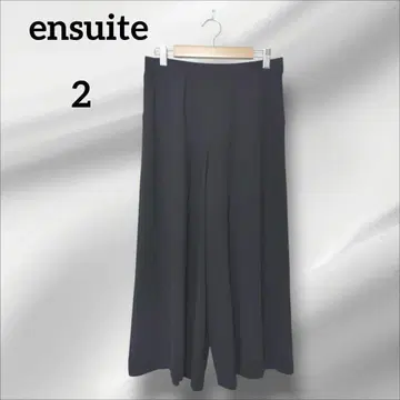 엔스위트 가우초 팬츠 블랙 2