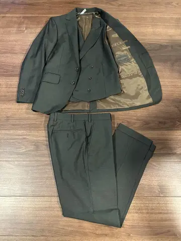 비즈니스 정장 이탈리아 원단 MARZOTTO 쓰리피스