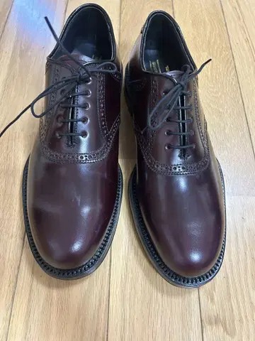 Johnson & Murphy 다크 브라운 옥스퍼드 신발