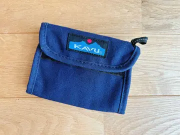 KAVU 네이비 접이식 지갑