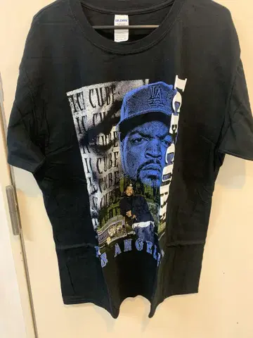 ICE CUBE 그래픽 티셔츠 XL 블랙