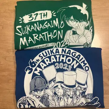 코난 티셔츠 스이카나기 마라톤 2장 세트