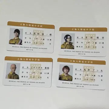테니뮤 전빙 리카 트레이딩 카드