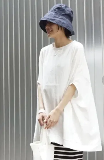 저널 스탠다드 럭스 클래식 텐지쿠 판초 티셔츠 화이트