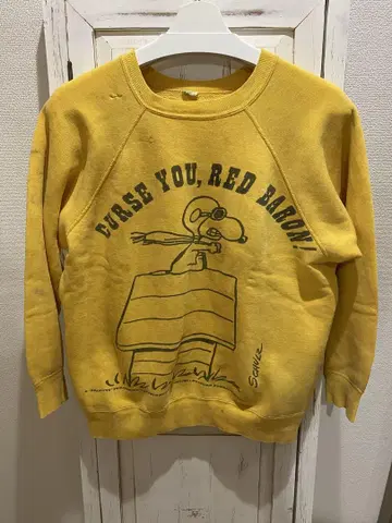60sSPRUCE(스프루스) SNOOPY 레드 바론 노랑