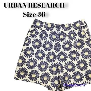 URBAN RESEARCH 숏 팬츠 Dutel 자카드