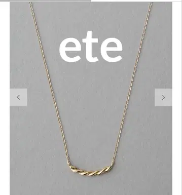 ete K10 골드 목걸이 박스 포함