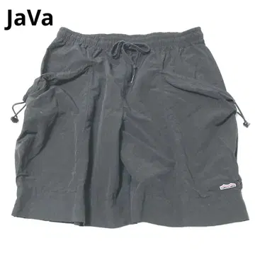 자바 숏 팬츠 하프 팬츠 허리밴딩 하의 캐주얼