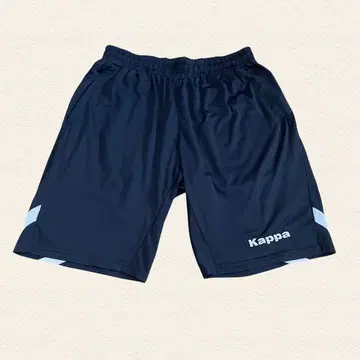 Kappa 카파 숏 팬츠 블랙 오버 사이즈 빅 자수 로고