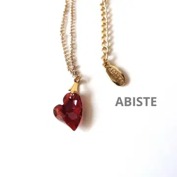 ABISTE 아비스테 하트 브라운 목걸이
