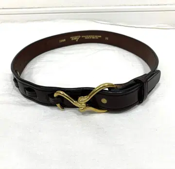 TORY LEATHER 후크 버클 벨트