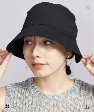코튼 백 벨트 버킷 햇