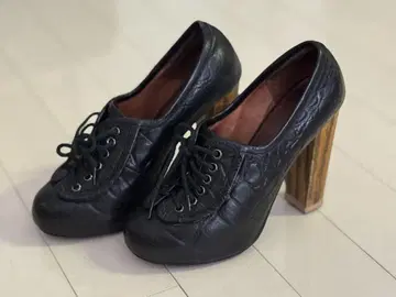Jeffrey Campbell 가죽 블랙 부티
