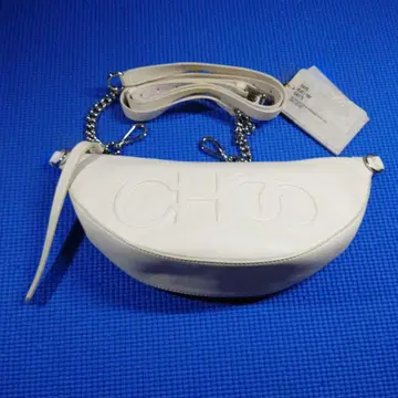 JIMMY CHOO 화이트 숄더백