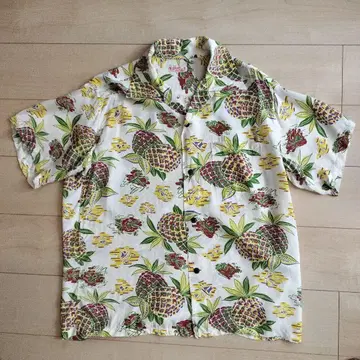 선서프 알로하 셔츠 SUNSURF SS33861 파인애플 패턴 L