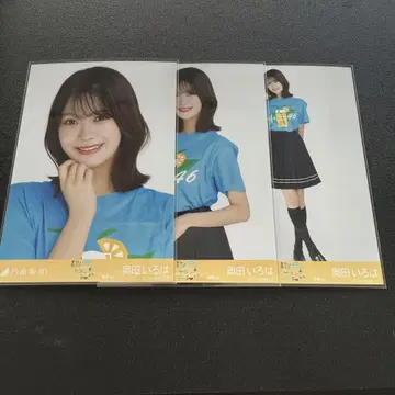 노기자카46 브로마이드 라이브 티셔츠 시즈오카 오쿠다 이로하